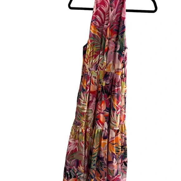 KOBI HALPERIN Hope Floral-Print Tiered
Halter Dress - Picture 6 of 7
